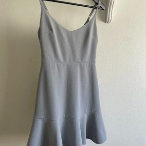 Lulu's Blue / Gray Mini Dress Small